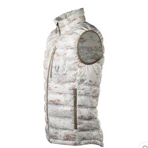 Men's White Puffer Vest